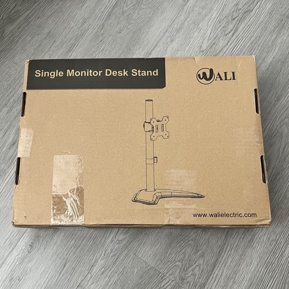 WALI Single Monitor Stand, Adjustable Monitor Stand for One Screen up to 32inch - Picture 12 of 14